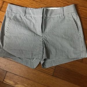 J Crew gray pinstripe shorts size 0